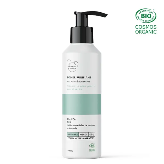 Toner purifiant aux actifs exfoliants - Clémence & Vivien