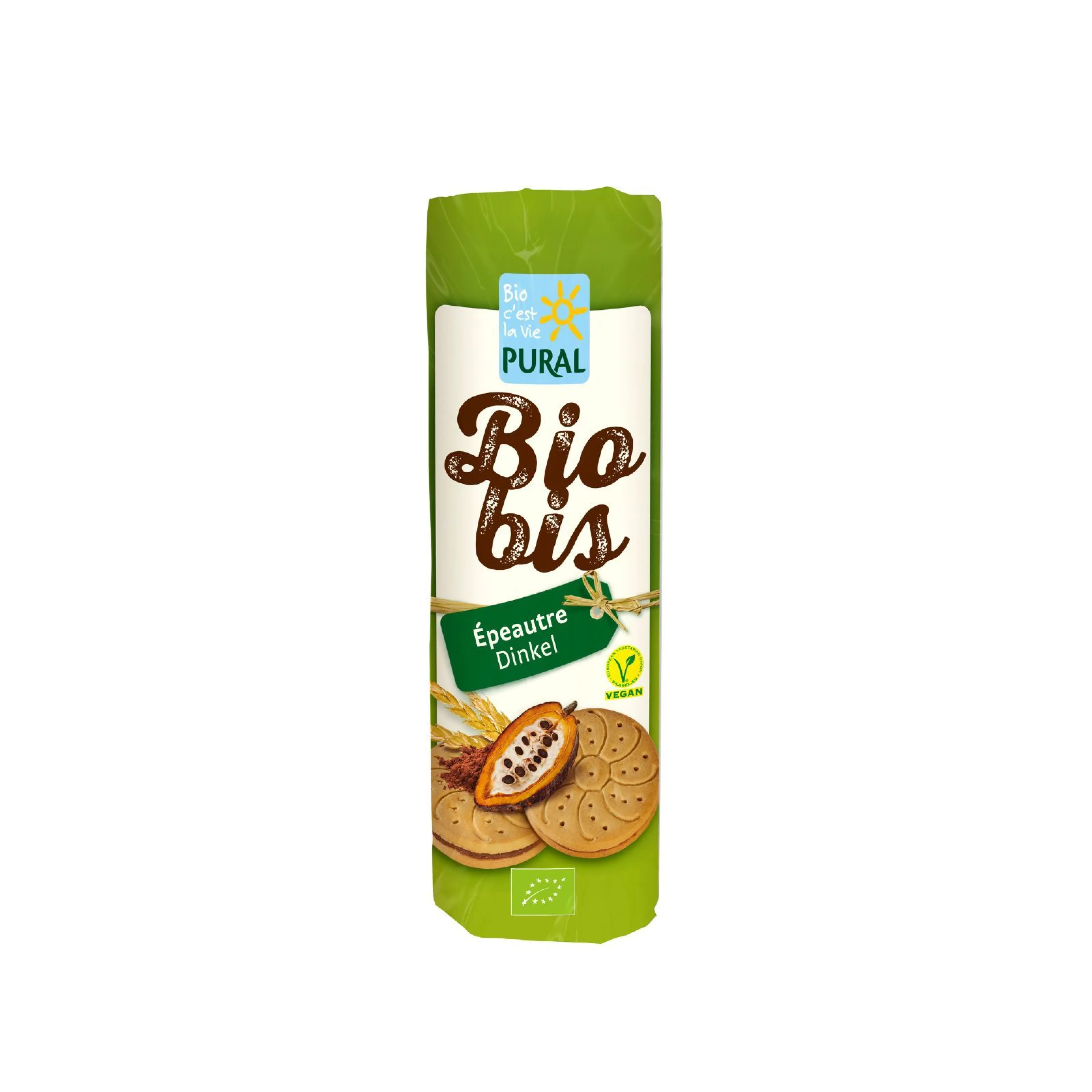 Biscuits Biobis fourrés à l'épeautre et au cacao - Pural