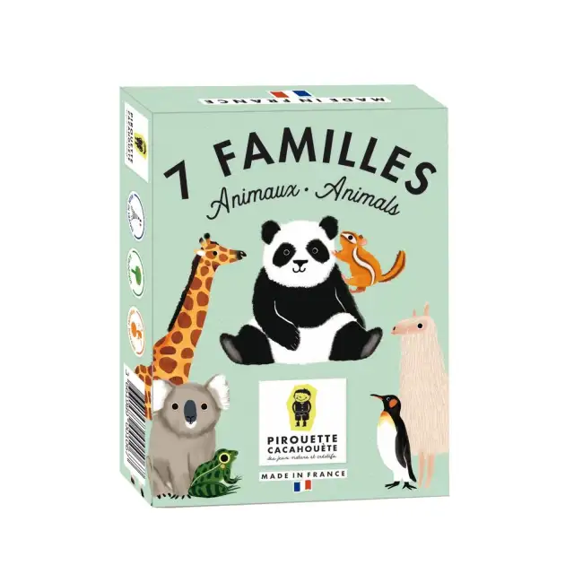 Jeu des 7 Familles - Animaux - Pirouette Cacahouète