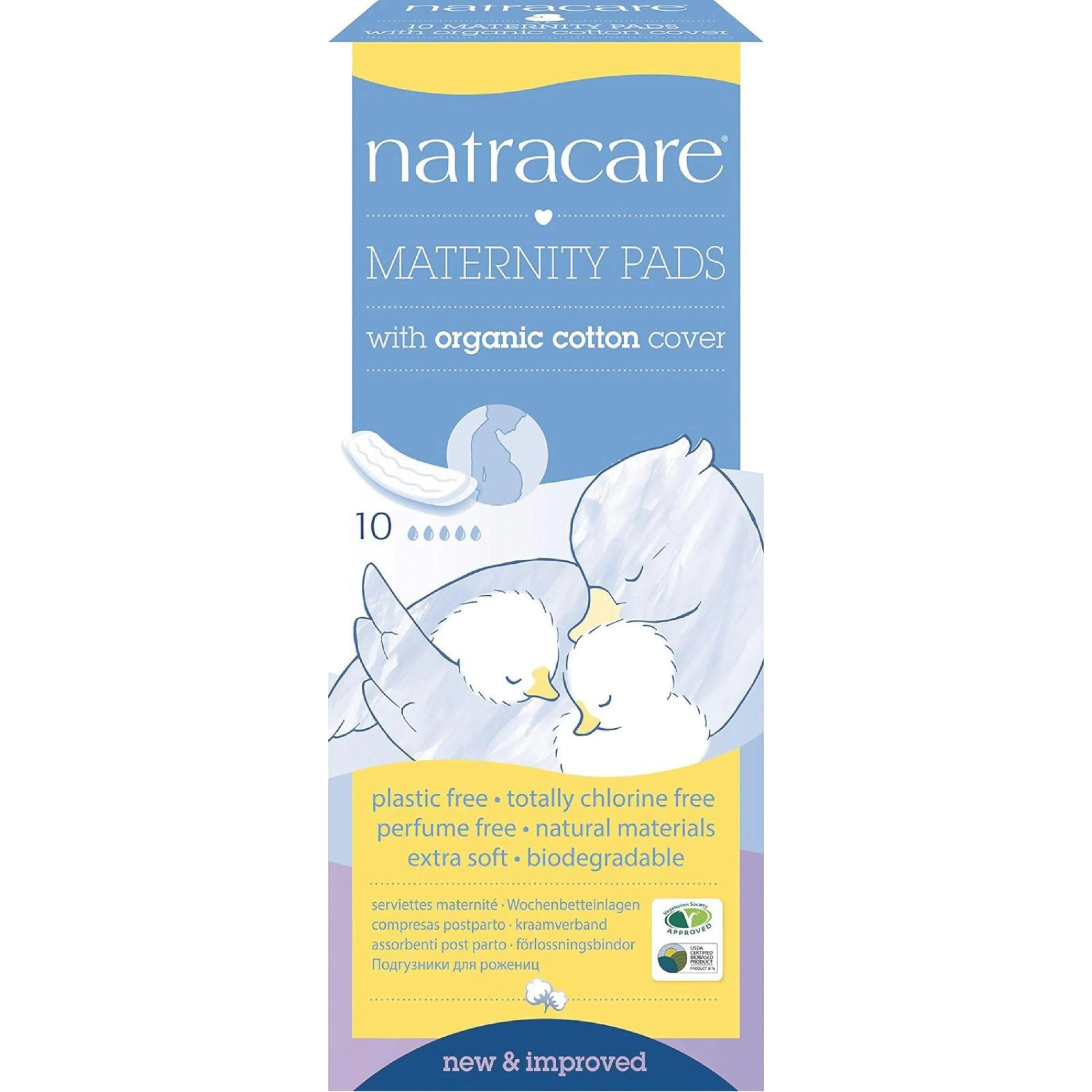 Serviettes hygiéniques jetables pour post-partum - Natracare