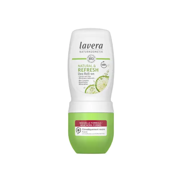 Déodorant roll-on Naturel & Refresh au citron vert - Lavera