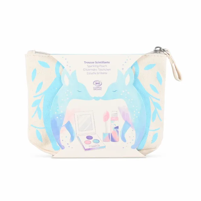 Trousse de maquillage scintillante Renard Bleu - Namaki