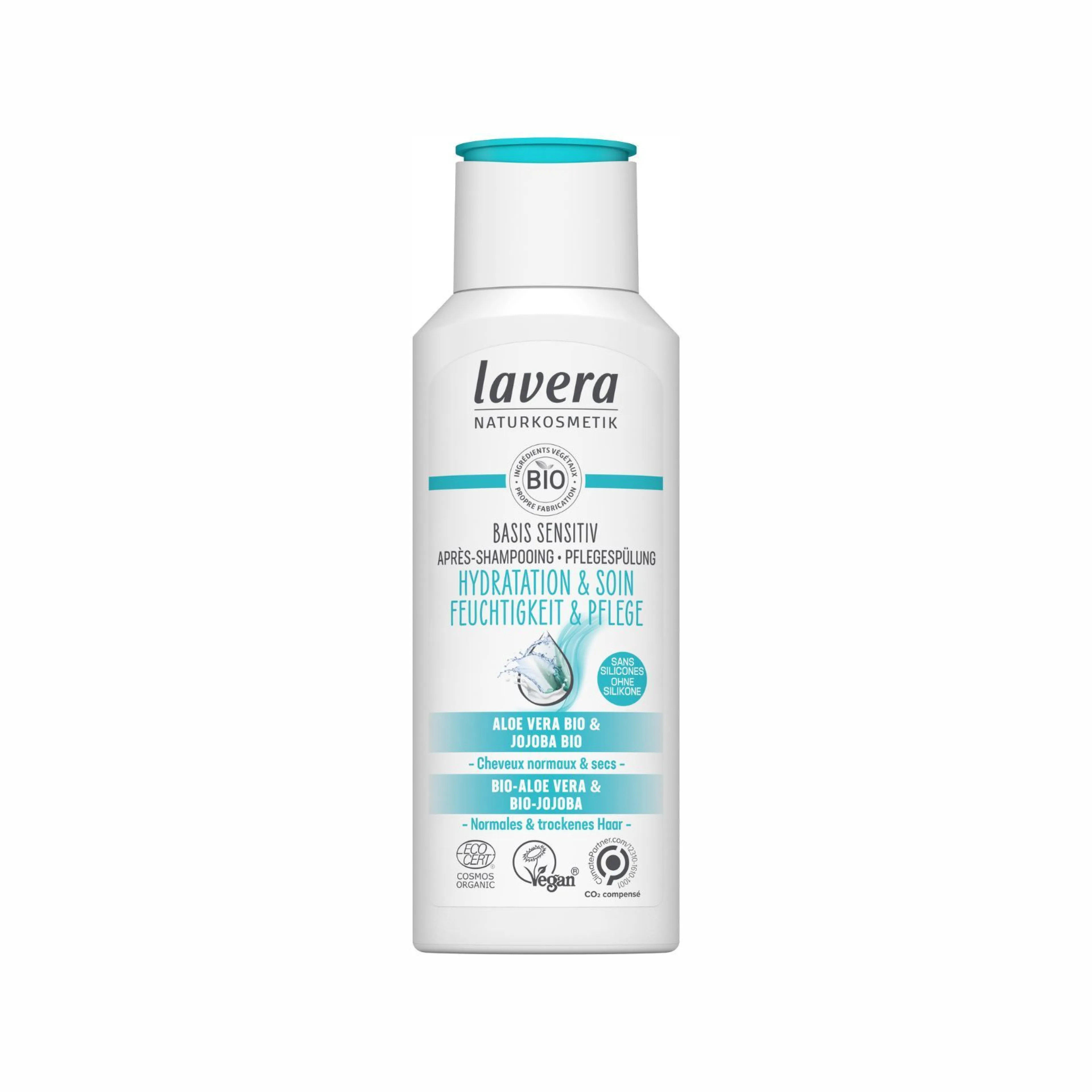 Après-shampoing hydratant à l'aloé vera et jojoba bio - Lavera