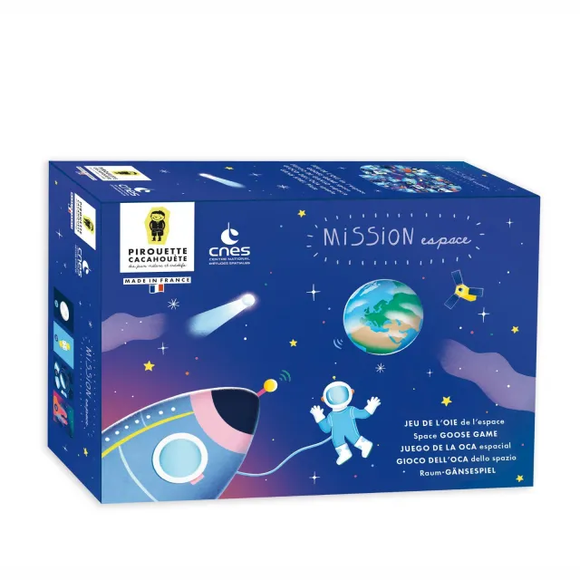 Jeu de l'oie "mission espace" - Pirouette Cacahouète