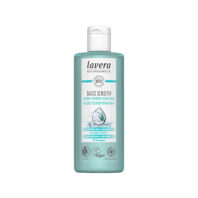 Lotion tonique douce à l'aloé vera Basis Sensitiv - Lavera
