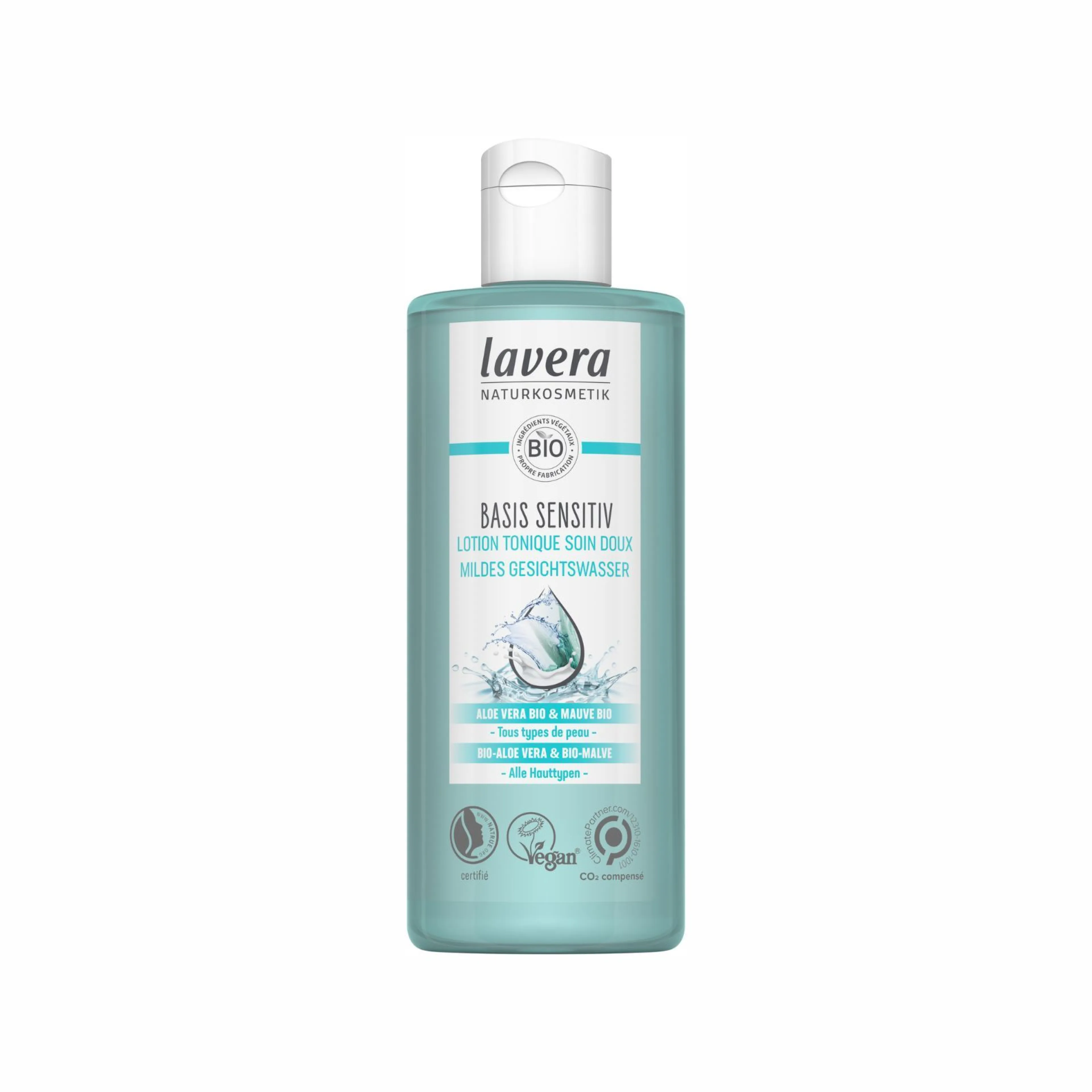 Lotion tonique douce à l'aloé vera Basis Sensitiv - Lavera