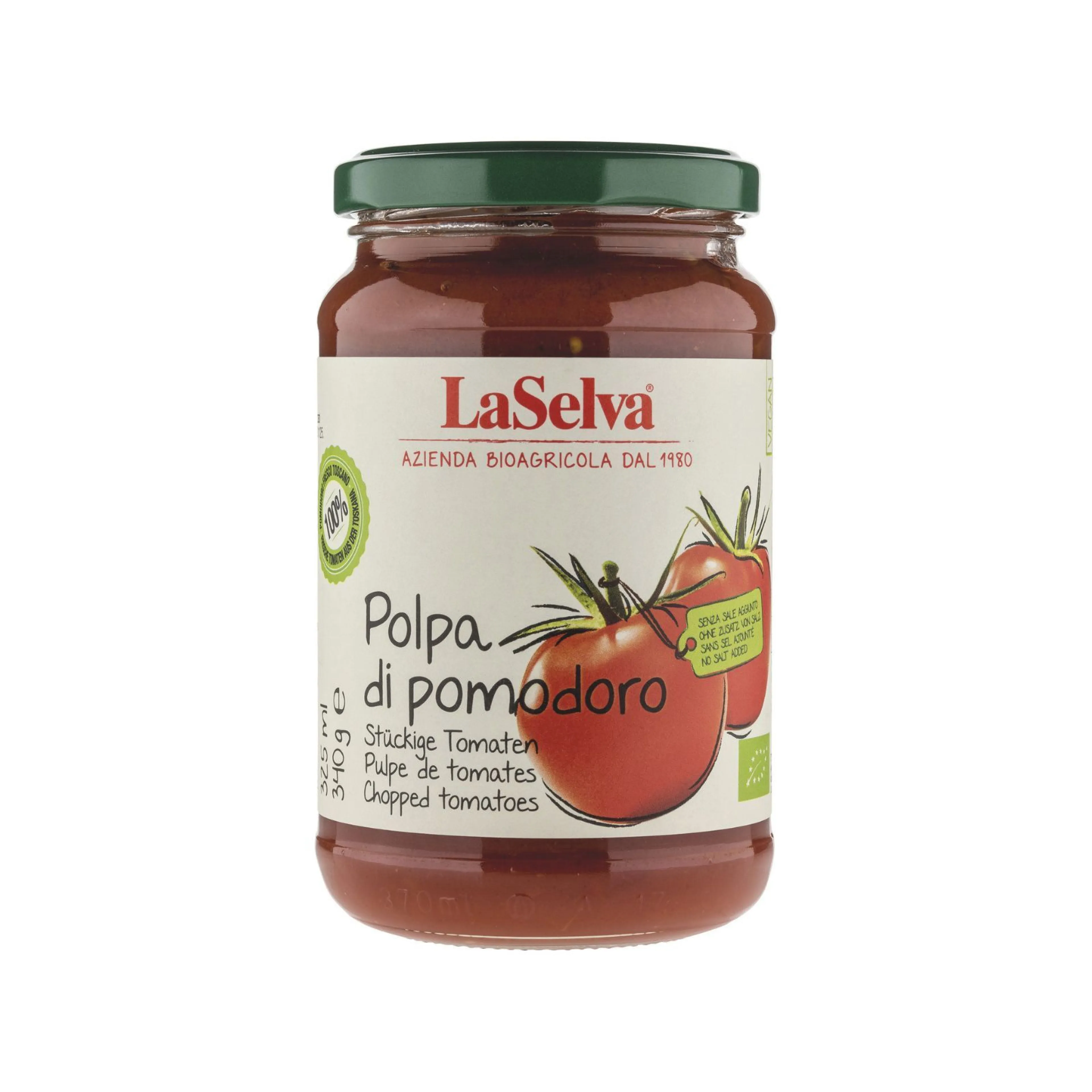 Pulpe de tomate avec morceaux - LaSelva