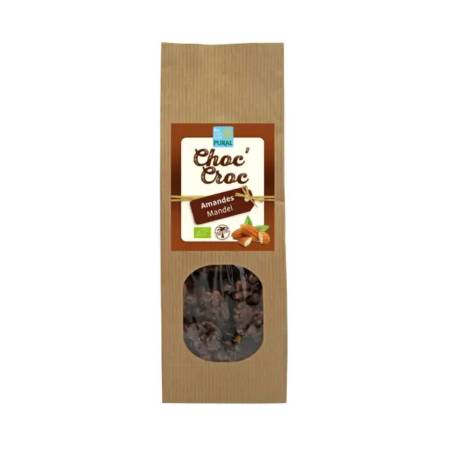 Roses des sables au chocolat au lait bio - Choc'Croc - Pural