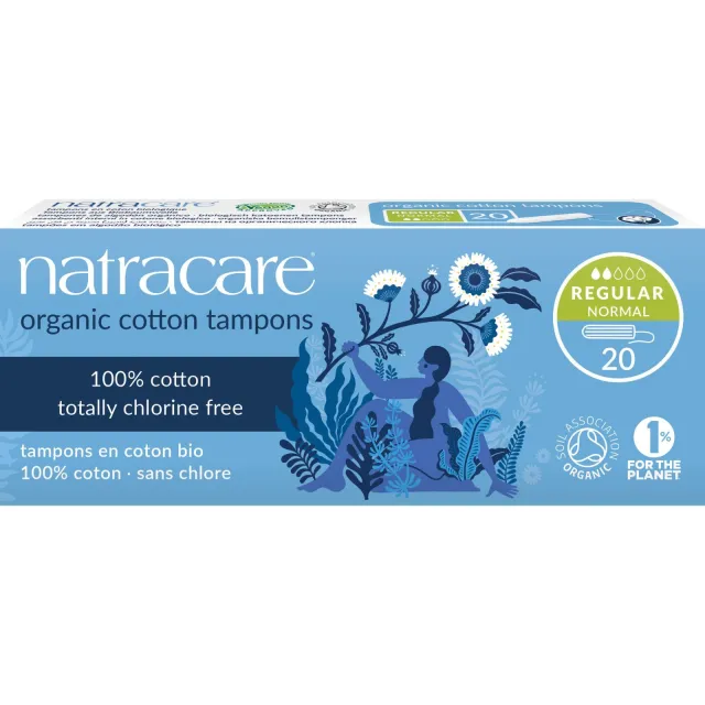 Tampon Normal - sans applicateur en coton bio - Natracare
