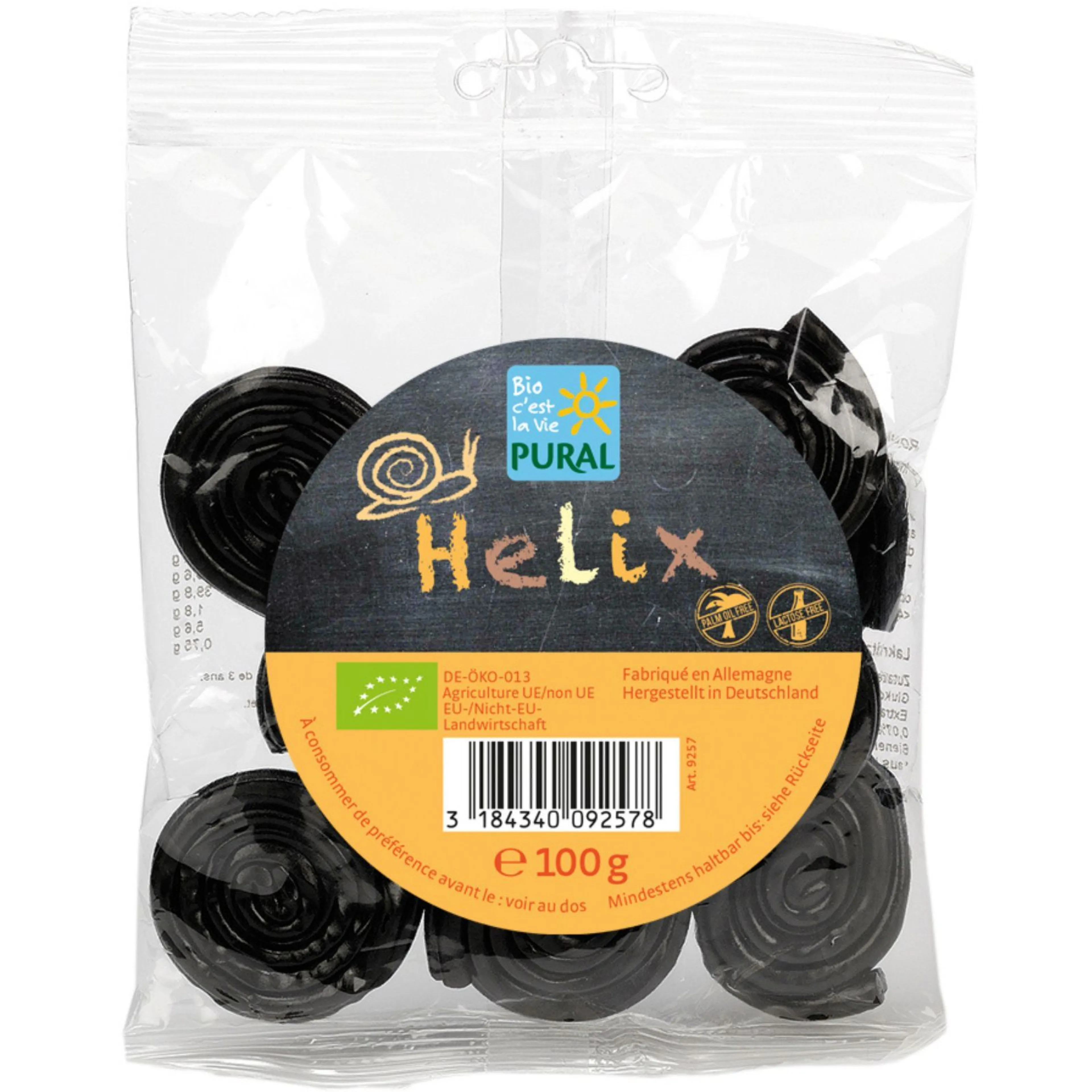 Vegan Helix rouleaux de réglisse sans gélatine - Pural