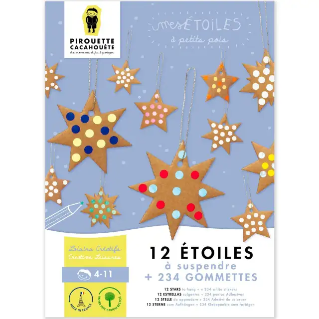 Kit créatif - Étoiles - Pirouette Cacahouète