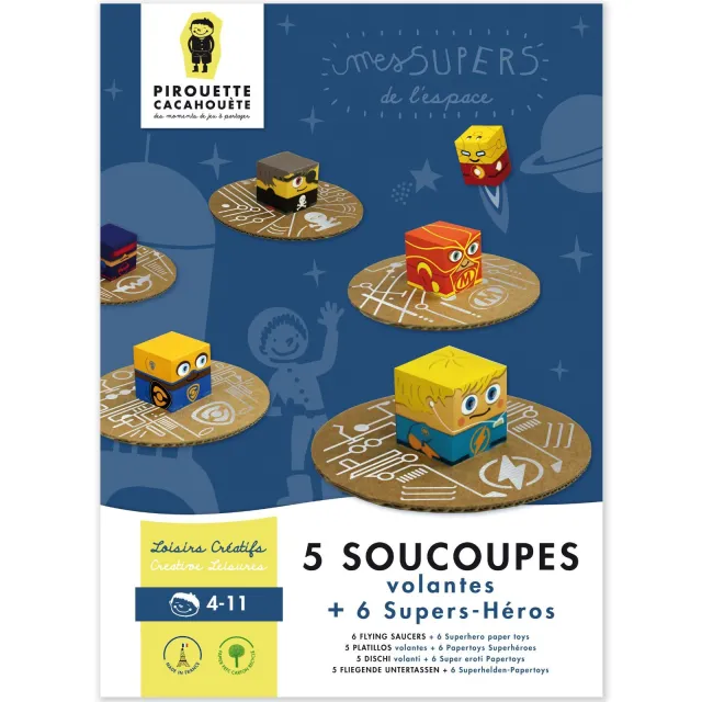 Kit créatif super héros - Pirouette Cacahouète