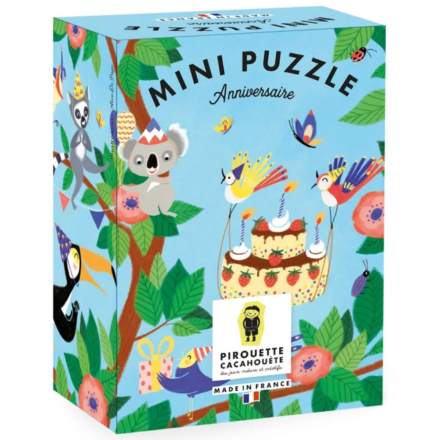 Mini puzzle anniversaire - Pirouette Cacahouète