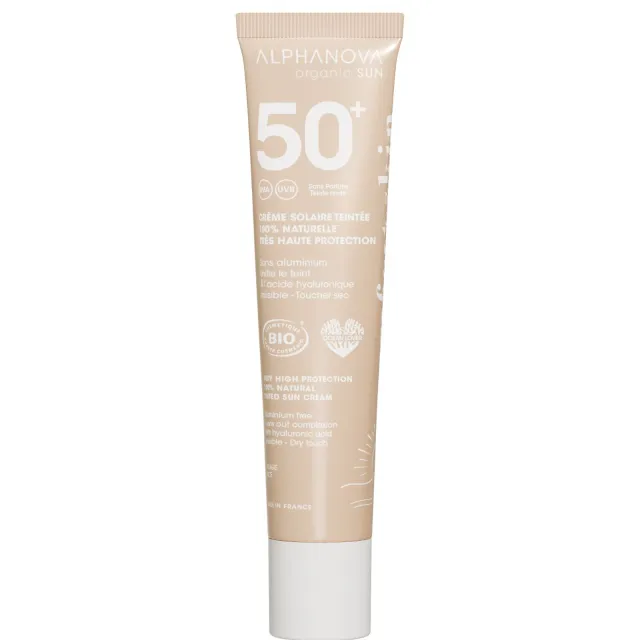 Crème solaire teintée Nude SPF 50 - Alphanova