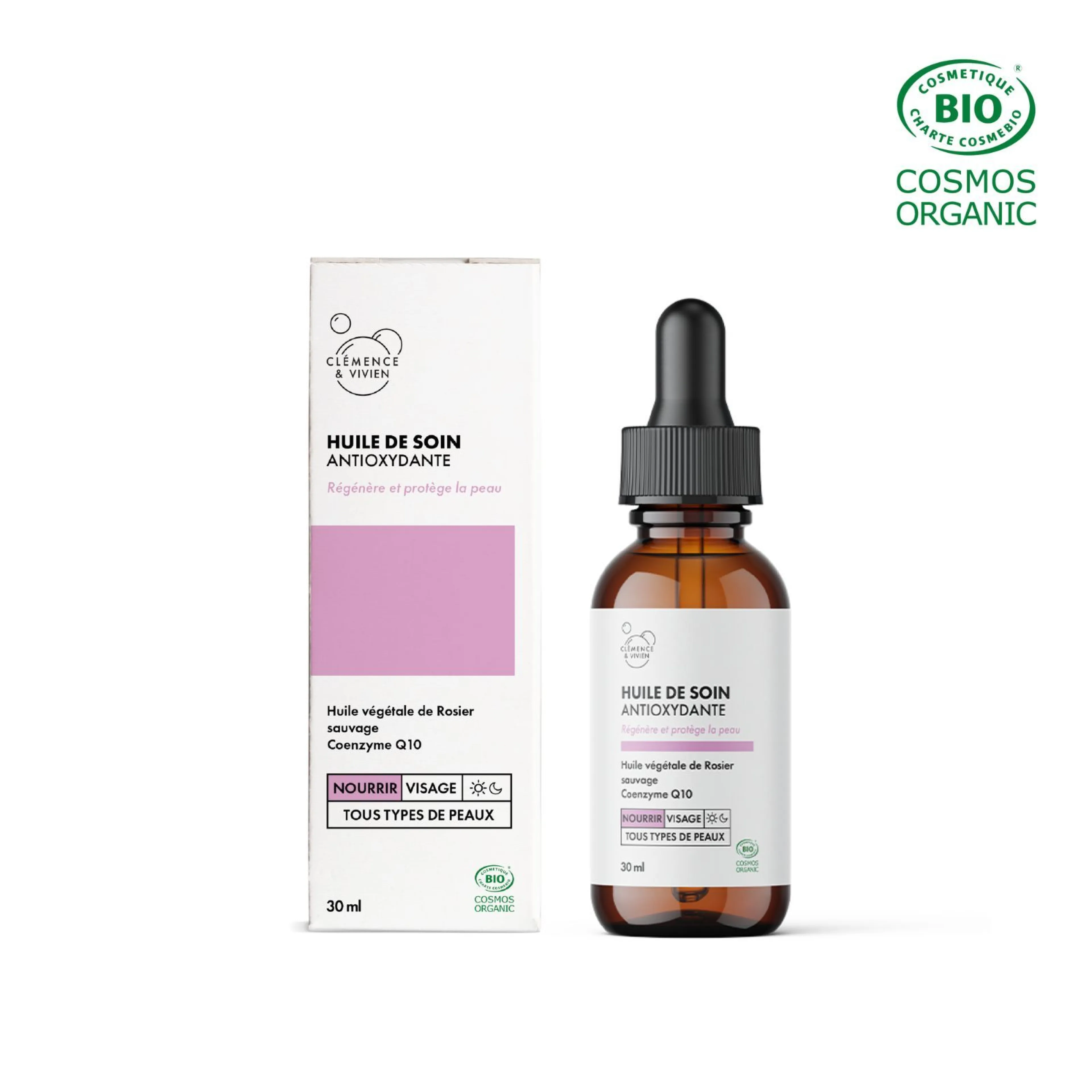 Huile de soin antioxydante - Clémence & Vivien