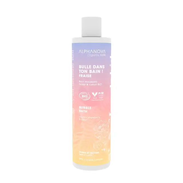 Bain moussant Bulle dans ton bain - Fraise - Alphanova Kids