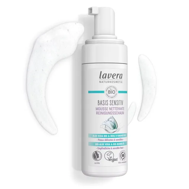Basis Sensitiv Mousse nettoyante bio et douce - Lavera