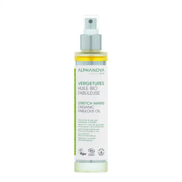 Huile vergetures fabuleuse bio - Alphanova Organic Mum